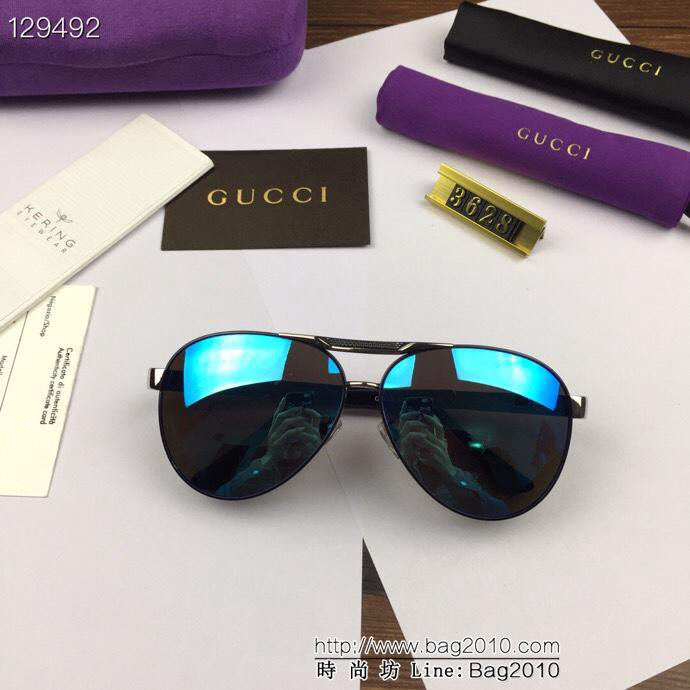 GUCCI古馳 官網同步 歐美風範 原單偏光 男款太陽鏡  lly1458